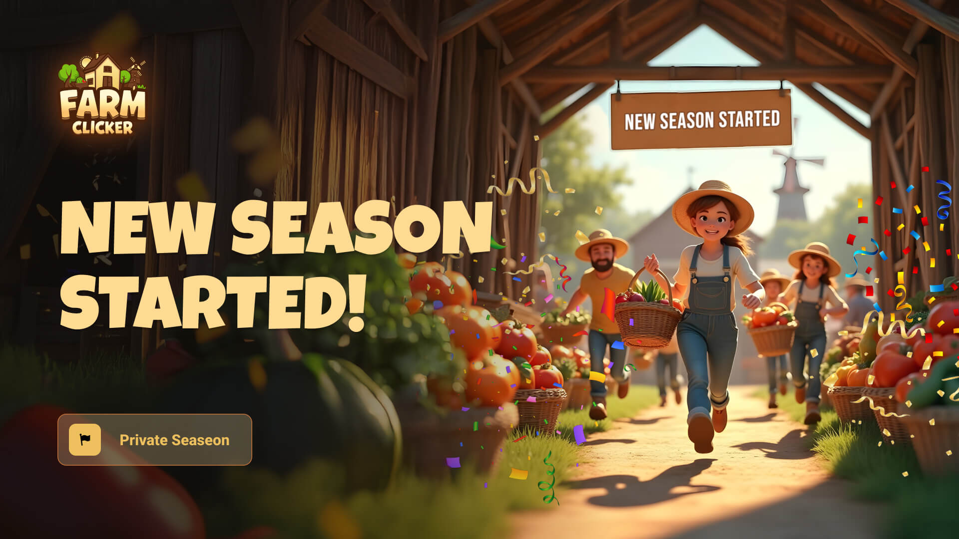 Farm Clicker Private Season Live