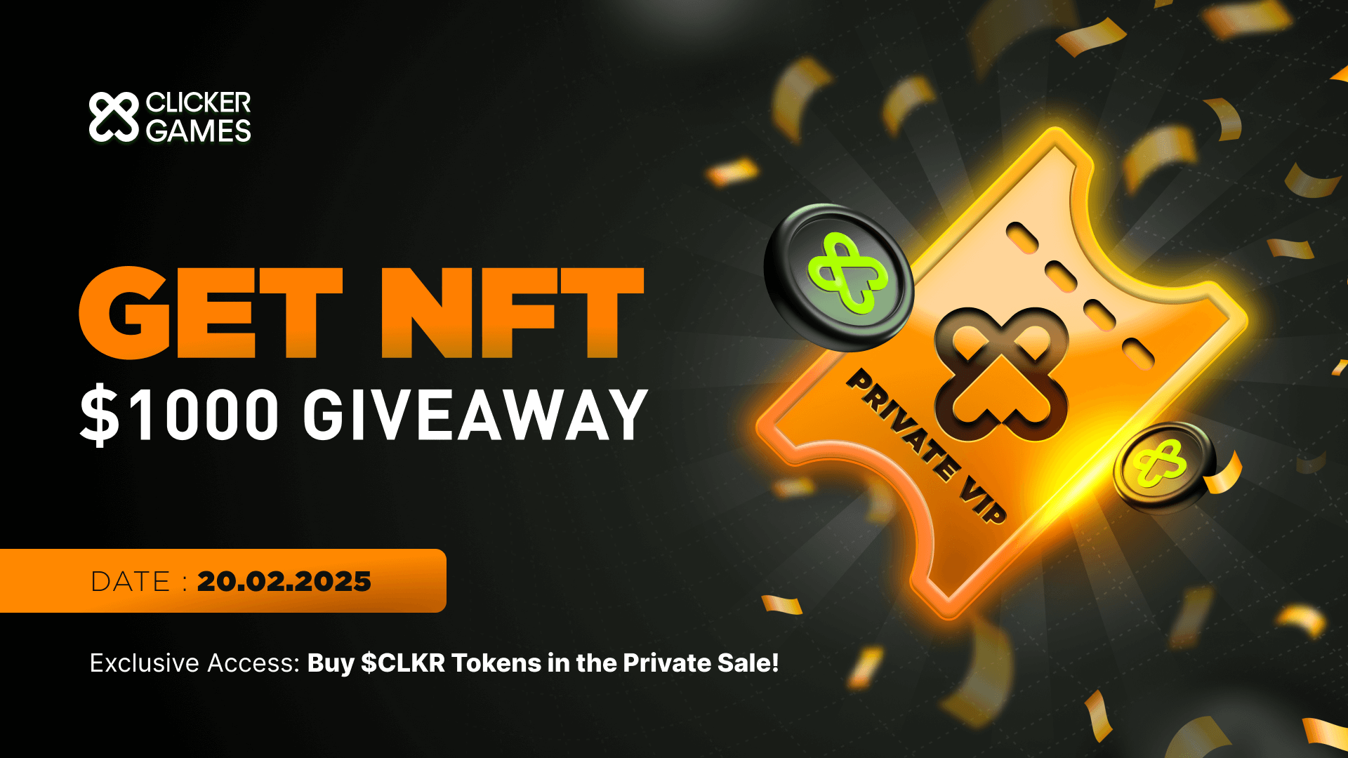 Clicker Games PRIVATE VIP NFT!
